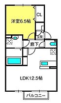 サンライズヒルＡ  ｜ 埼玉県上尾市大字原市4309-1（賃貸アパート1LDK・1階・45.15㎡） その2