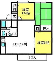 ガーデンハウスTANAKA 3LDKの間取図画像