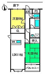 物件の間取り