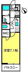 リブリ・岩槻 1Kの間取図画像