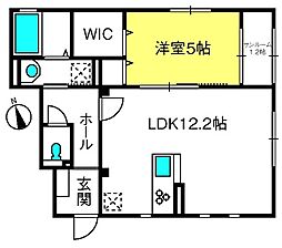 SANCTBELLE COURT 1LDKの間取図画像