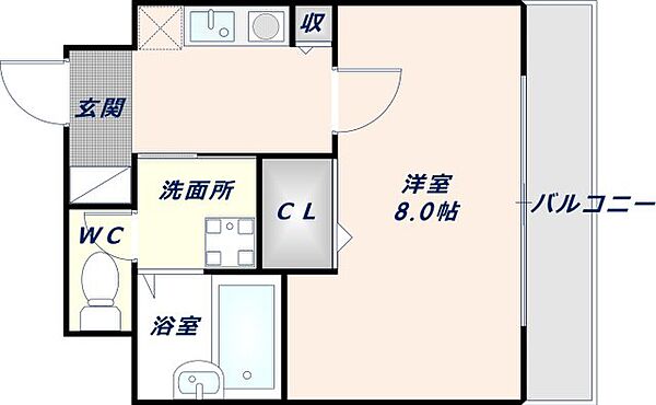 コージー太閤 ｜大阪府東大阪市長田西4丁目(賃貸マンション1K・7階・23.72㎡)の写真 その2