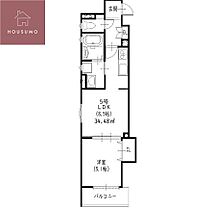 ラモーナ北条I 105 ｜ 大阪府大東市北条4丁目1-6（賃貸アパート1LDK・1階・34.48㎡） その2