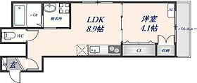 STAR MAISOND大東 302 ｜ 大阪府大東市平野屋新町1-18（賃貸アパート1LDK・3階・29.86㎡） その2