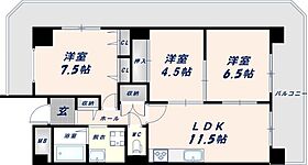 アンドユーイワキ 東大阪 406 ｜ 大阪府東大阪市長田西1丁目4-15（賃貸マンション3LDK・4階・69.85㎡） その2