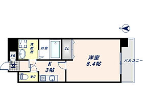 グランシス高井田 1010 ｜ 大阪府東大阪市高井田西6丁目2-3（賃貸マンション1K・10階・27.60㎡） その2