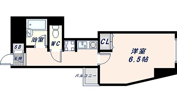 パルティール ｜大阪府東大阪市菱屋西1丁目(賃貸マンション1K・3階・20.00㎡)の写真 その2