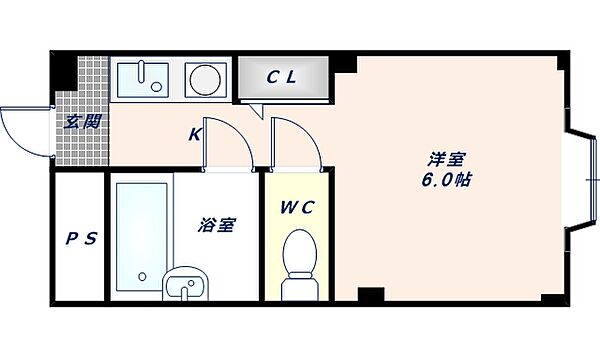 レジデンス光陽 ｜大阪府東大阪市友井3丁目(賃貸マンション1K・2階・18.00㎡)の写真 その2