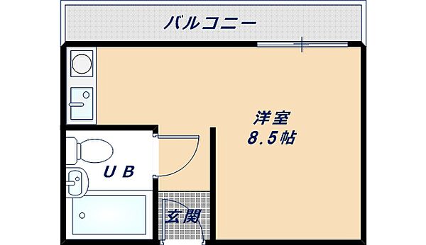 フィオーレ近大前 ｜大阪府東大阪市小若江3丁目(賃貸マンション1R・3階・17.00㎡)の写真 その2