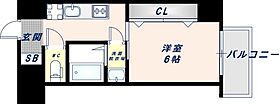 グリュックメゾンＳ-ＳＨＩＮＦＵＫＡＥＸIII  ｜ 大阪府東大阪市足代北1丁目14-18（賃貸マンション1K・6階・24.99㎡） その2