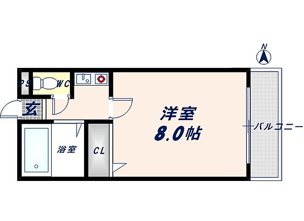 サンライフ長田 ｜大阪府東大阪市長田西1丁目(賃貸マンション1K・3階・21.50㎡)の写真 その2