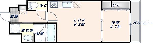 サニーサイド深江 ｜大阪府大阪市東成区深江南1丁目(賃貸マンション1LDK・2階・34.14㎡)の写真 その2