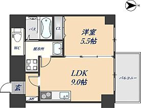 大阪府八尾市山本町南1丁目9-25（賃貸マンション1LDK・7階・30.69㎡） その2