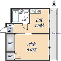 大阪府八尾市高安町南3丁目89（賃貸マンション1K・2階・34.00㎡） その2