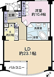 間取図画像 1LDK