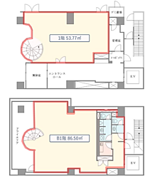 秋芳ビルの間取図画像