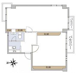 平河ハイツの間取図画像