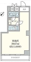 クローバー六本木の間取図画像