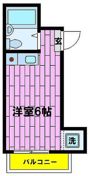 東京都板橋区若木２丁目(賃貸アパート1R・2階・11.00㎡)の写真 その2
