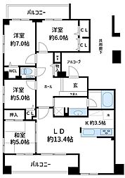 間取図画像 4LDK