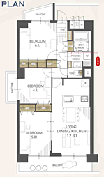 間取図画像 3LDK