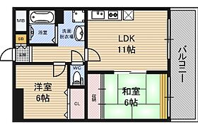 アモール永田  ｜ 大阪府大阪市城東区永田１丁目2番9号（賃貸マンション2LDK・3階・54.00㎡） その2