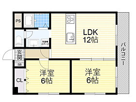 第2ウスヰマンション  ｜ 大阪府大阪市都島区都島中通３丁目7番16号（賃貸マンション2LDK・4階・55.00㎡） その2