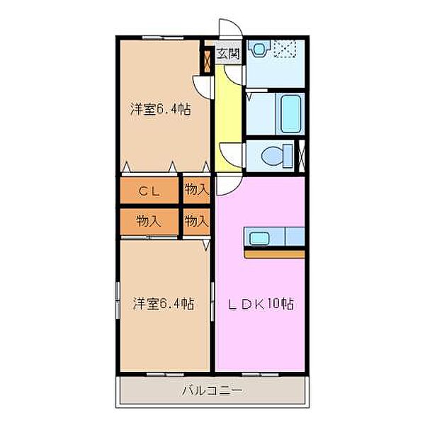 ルミエール名張駅前 102｜三重県名張市栄町(賃貸マンション2LDK・1階・56.52㎡)の写真 その2