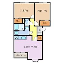 オークヒル 105 ｜ 三重県名張市鴻之台３番町（賃貸アパート2LDK・1階・51.23㎡） その2