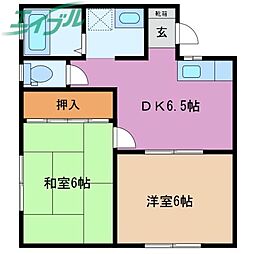 🉐敷金礼金0円！🉐コーポミカサ　A棟
