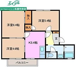 グラシオ アエベ A 2階
