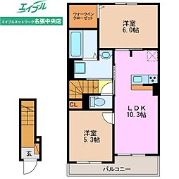 エトワールくらもちｃ 2階/-
