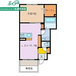 ＰＲＯＵＤ桔梗が丘　B棟 1階