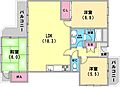 サンロイヤル池田緑丘4階7.5万円