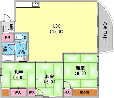 間取り図です。