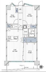 生田ガーデニア 当社のグループ会社保有住戸 3LDKの間取り