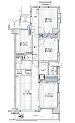 メイツ武蔵小杉富士見台 4LDKの間取図画像
