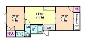 牧落サンスタービル  ｜ 大阪府箕面市百楽荘1丁目（賃貸マンション2LDK・3階・45.00㎡） その2