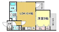 間取図画像 1LDK