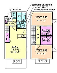 フォレスタヴェルデ 2LDKの間取図画像