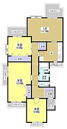 間取図画像 3LDK