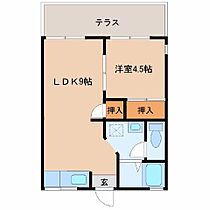 メゾン河口 102 ｜ 宮崎県宮崎市大字田吉1874番地（賃貸アパート1LDK・1階・30.00㎡） その2