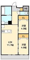 Growth Nishiki 603 ｜ 宮崎県宮崎市錦本町3-52（賃貸マンション2LDK・6階・47.82㎡） その2