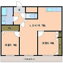 Seiマンション花ヶ島 1102 ｜ 宮崎県宮崎市花ケ島町536番地1号（賃貸マンション2LDK・11階・69.96㎡） その2