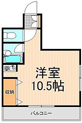 アルバティアラ ワンルームの間取図画像
