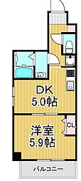 間取図画像 1DK