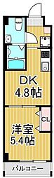 間取図画像 1DK
