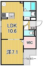 間取図画像 1LDK
