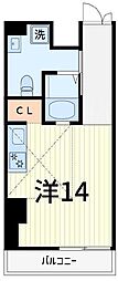 レイオーバー金町 ワンルームの間取図画像