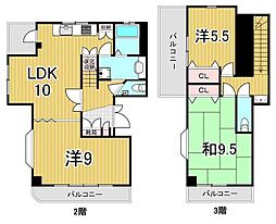 ベルウッド綾瀬 3LDKの間取図画像